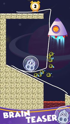 Save The Hippo - Draw Puzzle - Screenshot 2