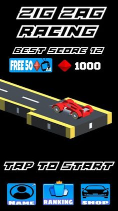 ZigZag Racing! - Screenshot 1
