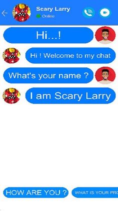 Scary Larry Fake Video Call - Screenshot 4