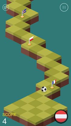 Tap soccer ball - Screenshot 1