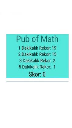 Pub Of Math - Screenshot 1