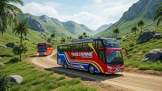 Coach Tourist Bus City Driving - Screenshot 1