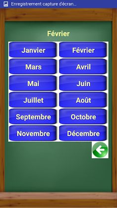 Les mois en français - Screenshot 3