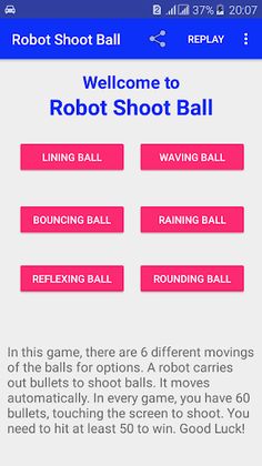 Robot Shoot Ball - Screenshot 1
