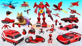 Ambulance Transform Robot Game - Screenshot 1