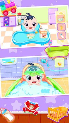 My virtual baby care game - Screenshot 4