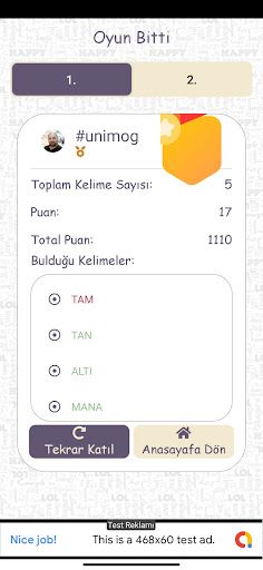 Word Liga : Kelime Avı - Screenshot 2