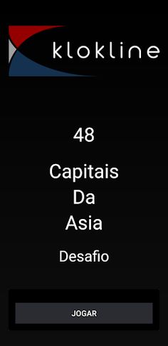 48 Capitais da Ásia Desafio - Screenshot 1