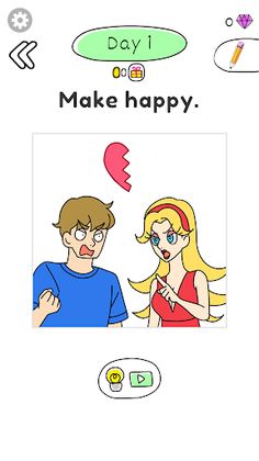 Draw Happy Love - Screenshot 1