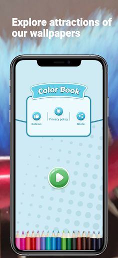 Huggy Wuggy Coloring - Screenshot 2