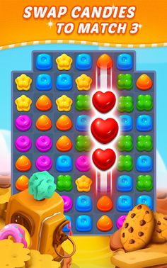 Sweet Candy Puzzle: Match Game - Screenshot 1