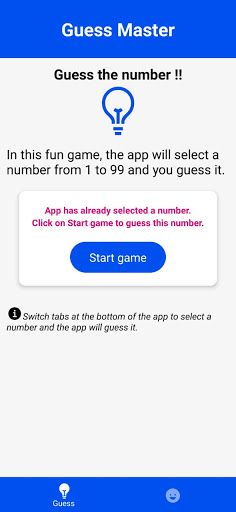 Guess master - Screenshot 1