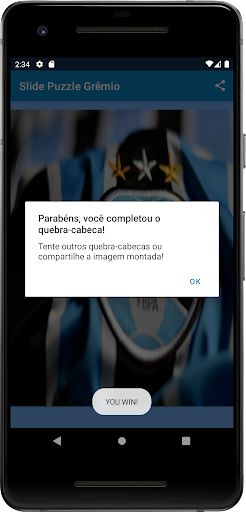 Slide Puzzle Gremio - Screenshot 2
