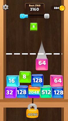 Jelly Cubes 2048: Logic Puzzle - Screenshot 2