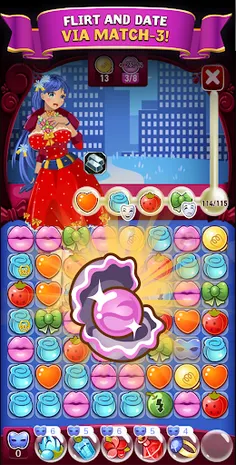 Puzzle of Love: anime date sim - Screenshot 1