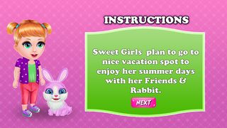 Sweet Girls Summer Vacation - Screenshot 1