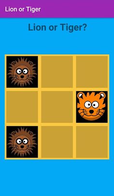 Lion or Tiger game - Screenshot 2