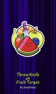 Throw Knife at Fruit Target - Screenshot 1