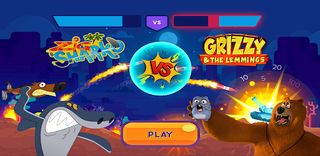 super grizzy and sharko game - Screenshot 1