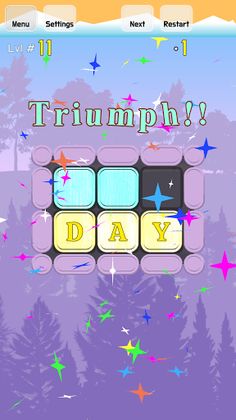 Sliding Words Puzzle - Mind Ex - Screenshot 1