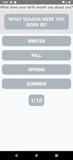 Personality Quizzes - Screenshot 4