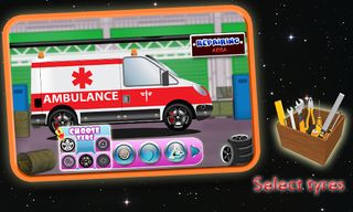 Ambulance Repair Garage game - Screenshot 3