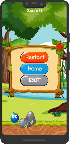 Red ball - bounce game - Screenshot 3