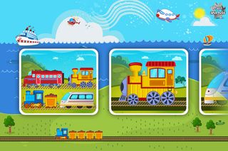 Trains Planes Puzzle for Kids - Screenshot 2
