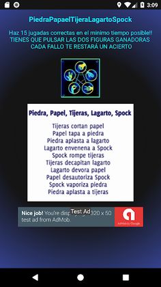 PiedraPapelTijeraLagartoSpock - Screenshot 1