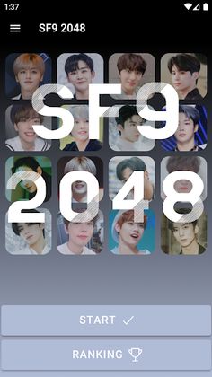 SF9 2048 Game - Screenshot 2