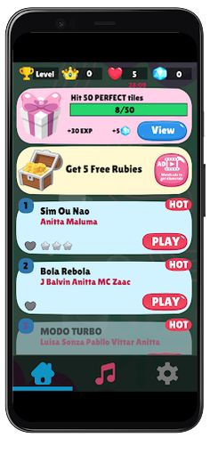 Musicas Anitta Piano Tiles - Screenshot 2