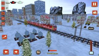 Euro train Drive Winter - Screenshot 2