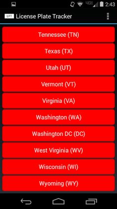 License Plate Tracker - Screenshot 2