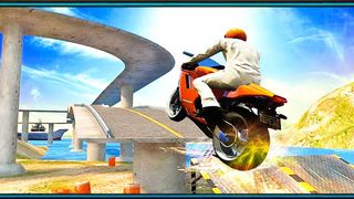 Crazy Snow Bike Stunt Master - Screenshot 1