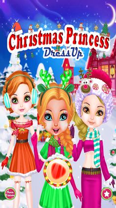 Princess Christmas Dress Up - Screenshot 1