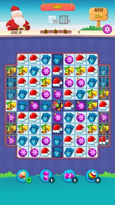 Christmas NewYear Match Game - Screenshot 1