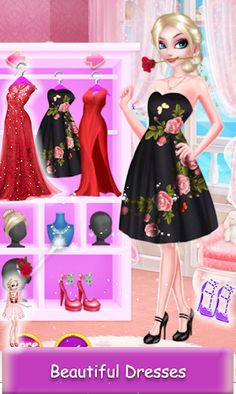 Sisters Red Dressup Makeup - Screenshot 4