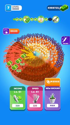 Idle Lawn Mower:Cut Grass Grow - Screenshot 2