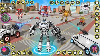 Ambulance Robot Transform Game - Screenshot 3
