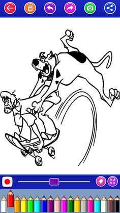 Scooby coloring doo game - Screenshot 4