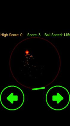 Fire Ball Circle Pong - Screenshot 2
