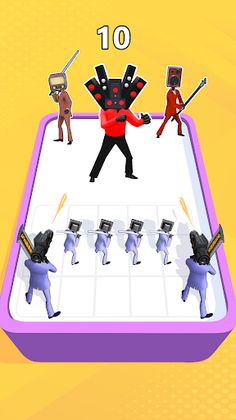 Toilet Monster Merge Battle - Screenshot 1