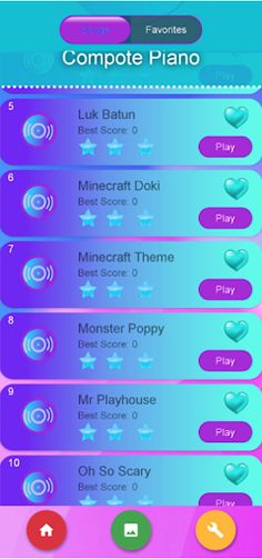 Compote Piano Game Tiles - Screenshot 2