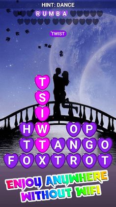 Love word games for adults - Screenshot 3