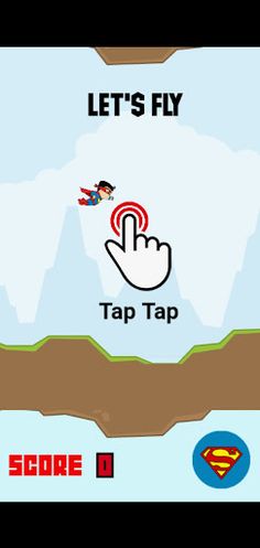 Tappy Super Kid Fly - Screenshot 1