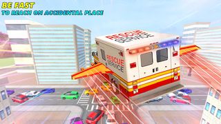Flying Ambulance Rescue Game - Screenshot 1