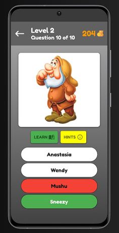 Guess Cartoon Character Quiz - Screenshot 4