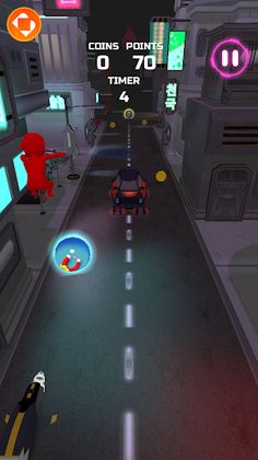 Endless Runner - Neon City - Screenshot 2