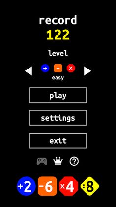 endless math game - Screenshot 1