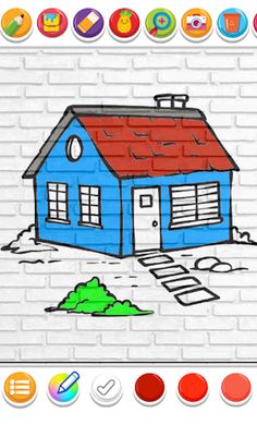 coloring dream house design - Screenshot 2